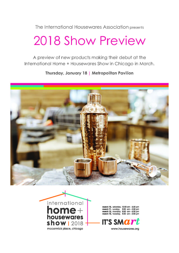 2018 Show Preview Product Catalogo-4home