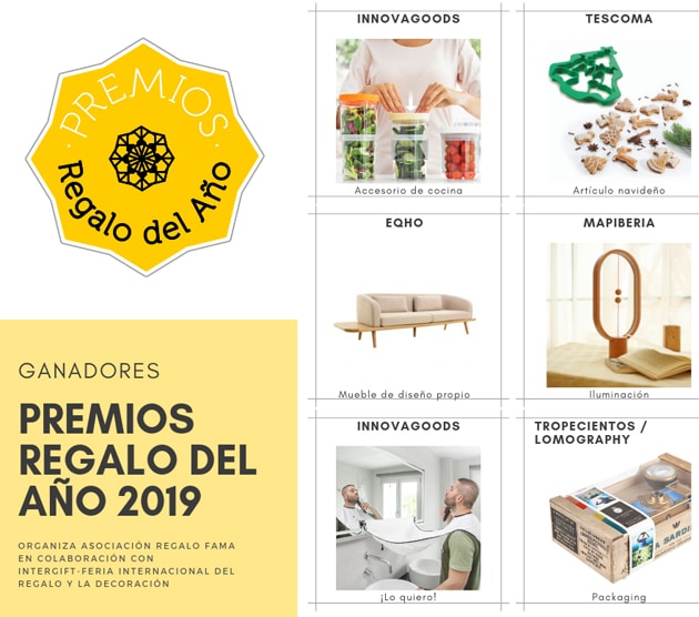 GanadoresPremio Regalo del Año 2019