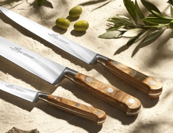 sabatier cuchillos Provencao con mango madera de Olivo