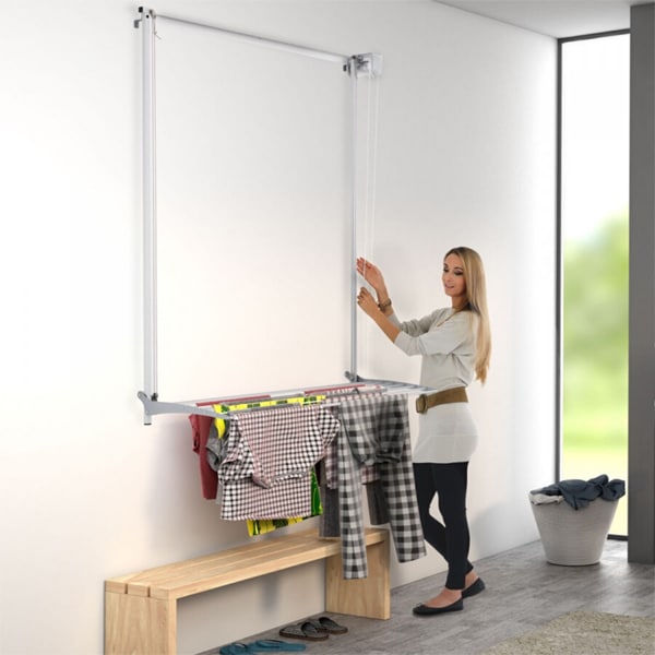 Tendedero de ropa , plegable de pared ,ideal para lugares con poco espacio  ,apto para interior o exter…