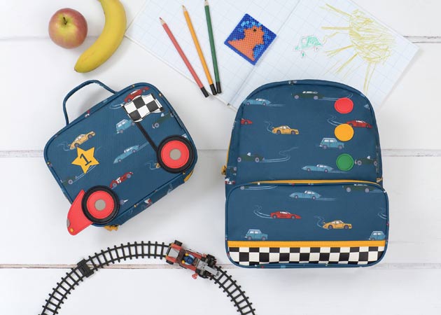 Sophie-Allport-Cars-Kids-Lunch-Bag-&-Backpack