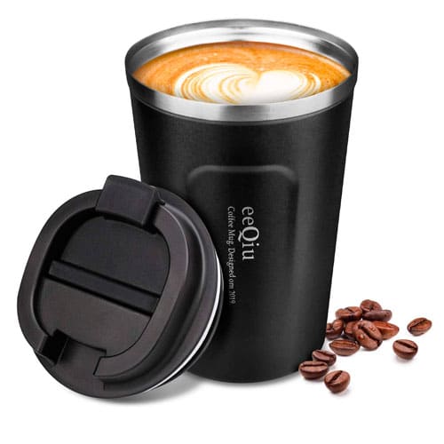 Termos, tazas y mugs de cafe para el camino al trabajo