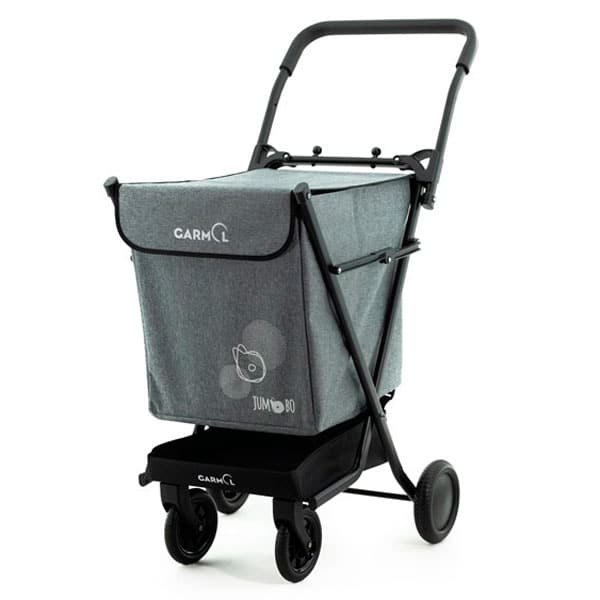 Carro de la Compra Plegable Playmarket Go Four, Cuatro Ruedas, Color Negro  : : Hogar y cocina