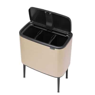 Bo-Touch-Bin,-3-x-11L---Champagne