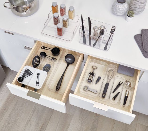 Cómo organizar una cocina? Cajones, gavetas y accesorios.