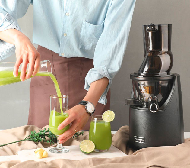 Slowjuicer, zumos con todas sus propiedades inalteradas