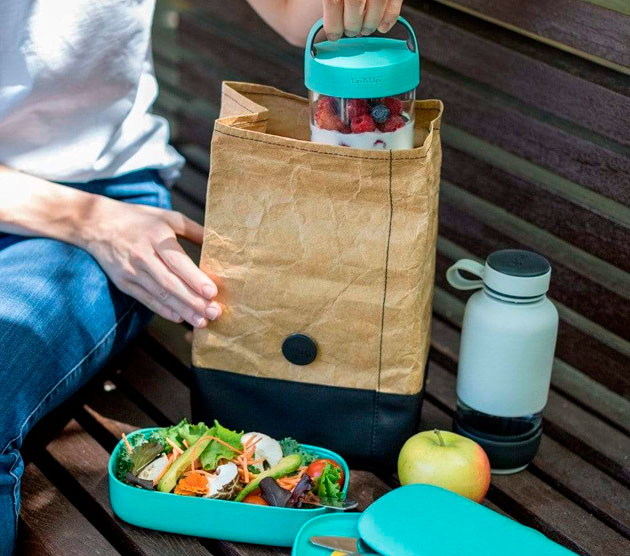 Bolsas para comer en la oficina