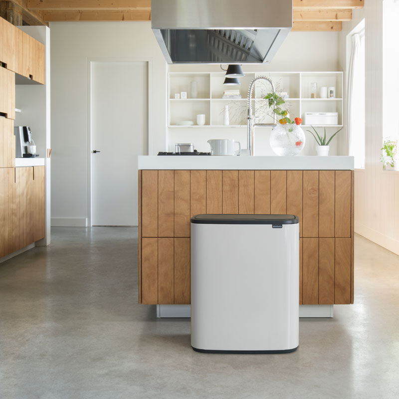 Bo-Touch-Bin,-2-x-30L---White-Brabantia