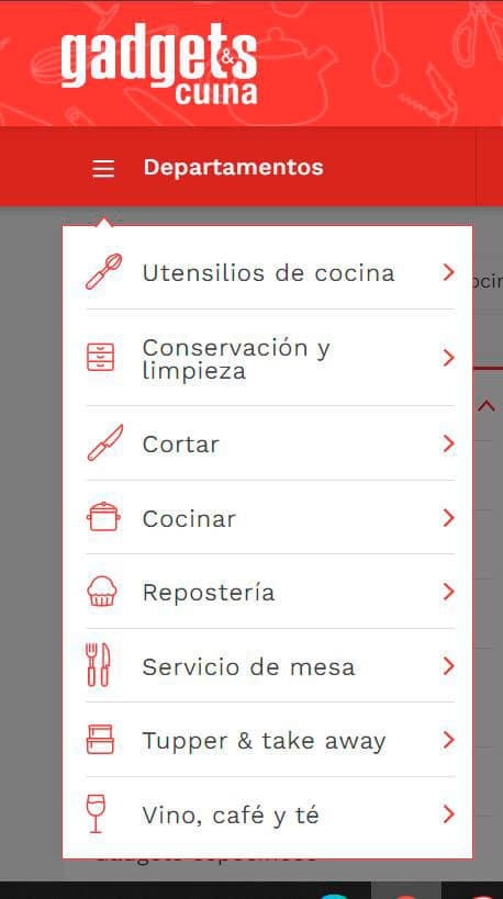 Utensilios y gadgets de cocina ¡compra con precios online!