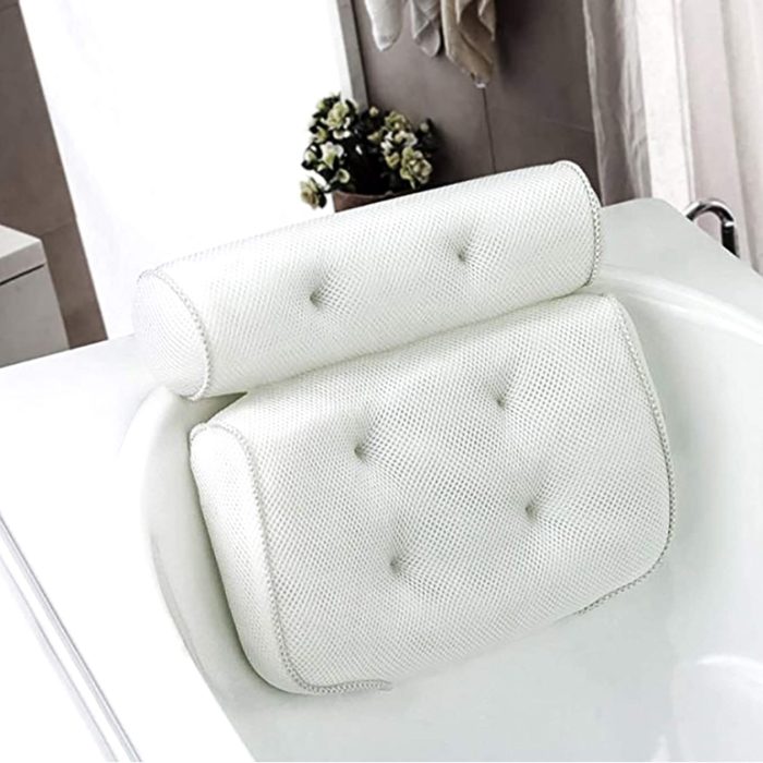 Almohada de Baño, Reposacabezas Bañera con 6 Ventosas