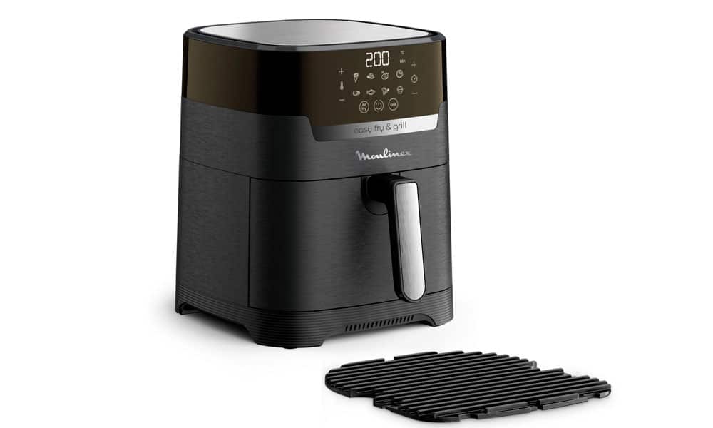 Fry&grill-airfryer-de-moulinex-parrilla