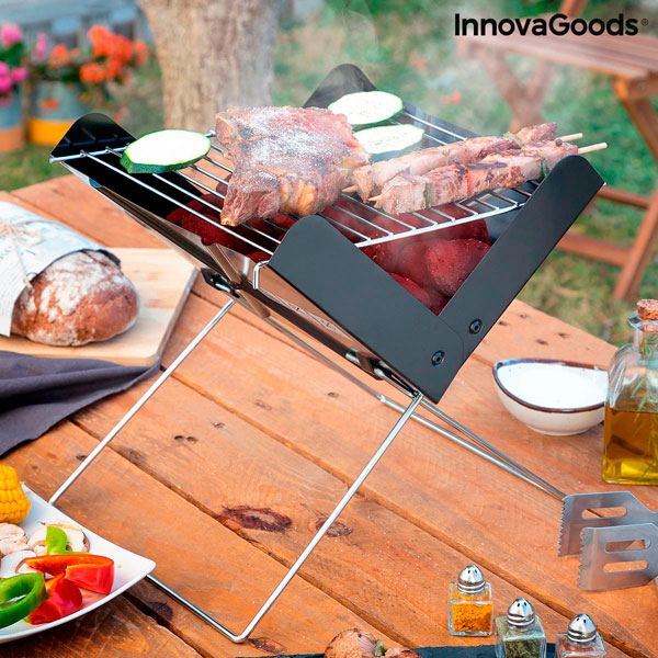 Barbacoa Plegable Portátil para Carbón FoldyQ InnovaGoods