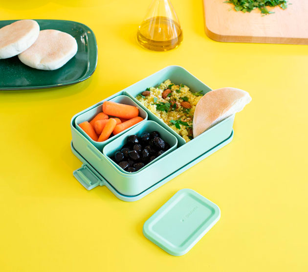 Make-&-Take-Lunch-Box-Bento,-Large---Jade-Green-