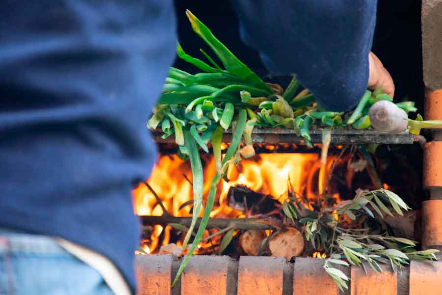 calçots-barbacoa