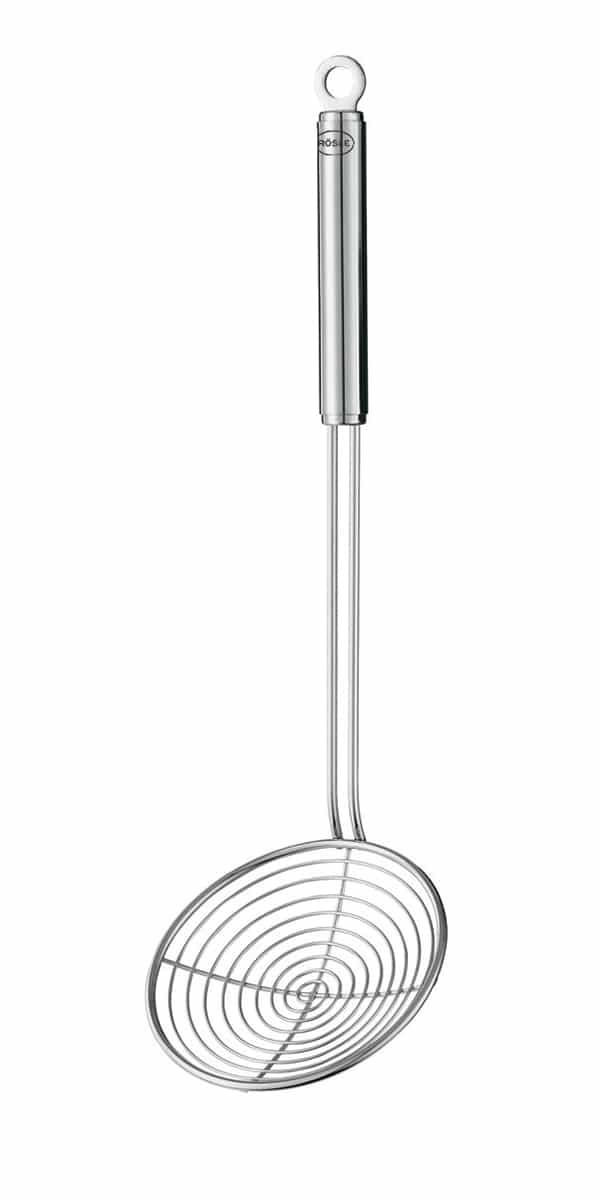 espumadera para frituras con mango redondo