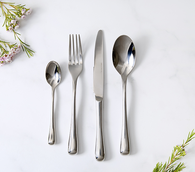 Cubiertos Mónaco de BRA en acero inoxidable 18-10 Cubiertos Mónaco de BRA en acero inoxidable 18-10